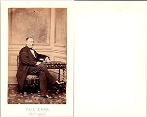 CDV Timoléon Taillefer, homme politique, député de la Dordogne, circa 1860
