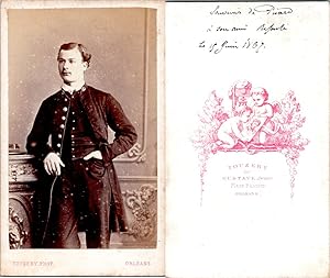 CDV, Touzery, Orléans, Jeune homme nommé Picard, 1867