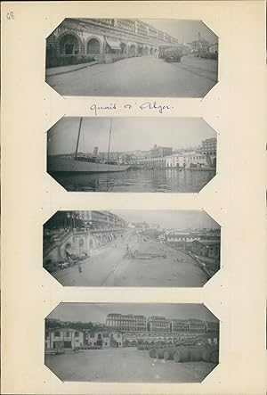 Algérie, Alger, vues sur les quais