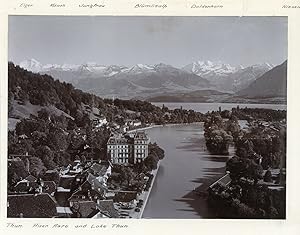 Suisse, Thoune, Thun, Vue panoramique