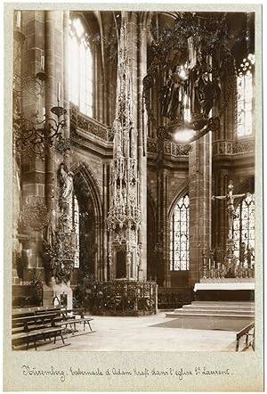 Allemagne, Nuremberg, Nürnberg, église Saint-Laurent, le tabernacle Adam