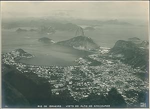 Brésil, Brasil, Rio de Janeiro, visto do alto do Corcovado