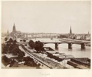 Allemagne, Francfort, Frankfurt, Sachsenhausen, vue panoramique