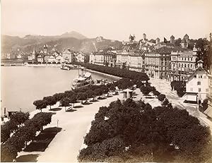 Suisse, Luzern, Lucerne, vue générale de la ville