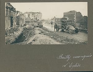 France, Bailly reconquis, ville détruite, première guerre mondiale, War I