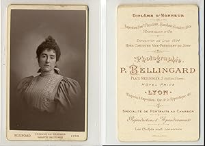 Bellingard, Lyon, Portrait de femme, circa 1895