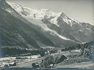 France, Chamonix et le Montblanc