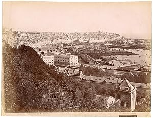 Alfred Noack, Italie, Gênes, Genova, panorama da San Rocco