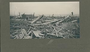 France, Maurepas, ruines de l'église, première guerre mondiale, War I