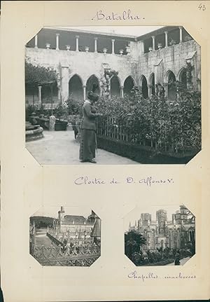 Portugal, Batalha, chapelle inachevée et cloute D. Affonso V