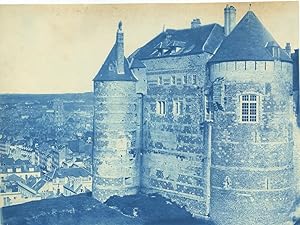 France, Dieppe, vue panoramique du château