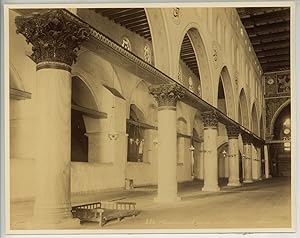 Bonfils Félix, Palestine, Jérusalem, intérieur de la mosquée al-Aqsa