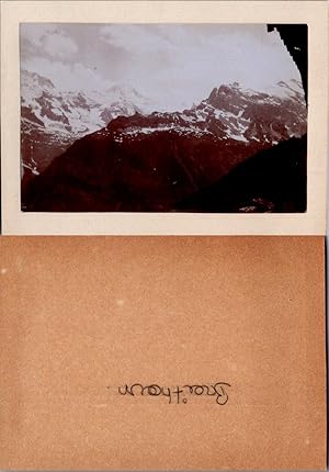 Suisse, Schweiz, Valais, le Breithorn, circa 1885