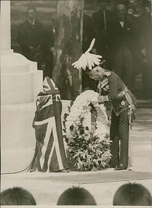 Le duc de Connaught au mémorial de Foch