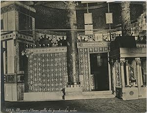 Bonfils, Palestine, Jérusalem, Mosuée d'Omar, grilles du pourtour du rocher