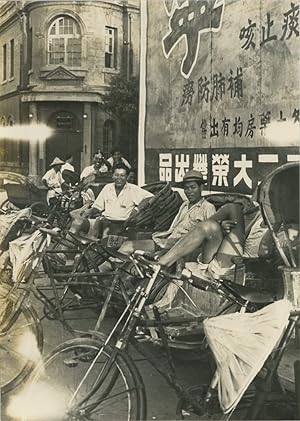 Asie, vélo-taxis, 1950