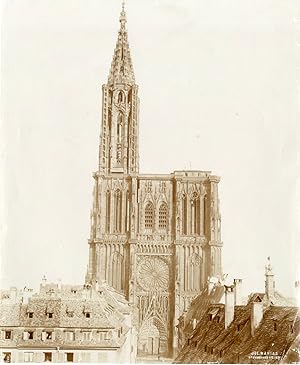 France, Strasbourg, la cathédrale Notre-Dame