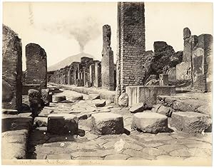 Italie, Pompéi, Pompei, rue Stabienne