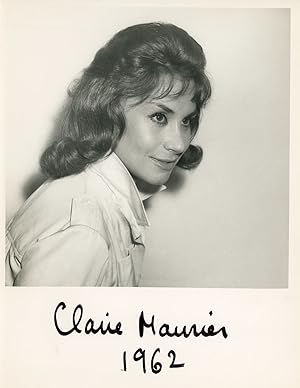 Claire Maurier maquillée par Jean d'Estrées "maquilleur des stars".