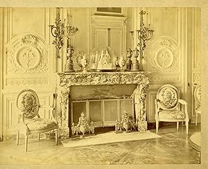 X. Phot. France, Versailles, Petit Trianon, Cheminée du Grand salon