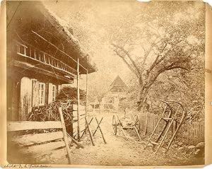 En forêt noire, vers 1880
