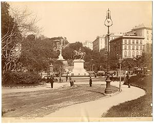 Noack Alfred, Italie, Gênes, Genova, piazza Corvetto