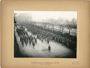 Funérailles du Maréchal Joffre, Paris, 7 janvier 1931
