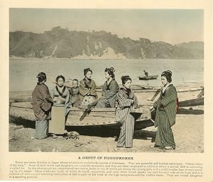 Ogawa. Japon, A Group of Fisherwoman