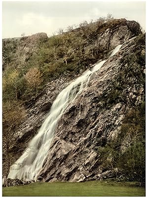 Ireland, Co. Wicklow. Powerscourt Waterfall.