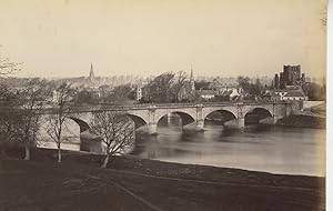 J. V. Scotland, Kelso Abbey and Bridge, on Tweed