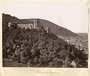 Allemagne, Heidelberg, le château, vue générale