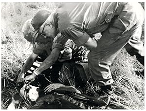Guerre du vietnam, le Général John A. Heintges et ses homme, janvier 1966
