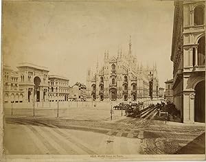 Italie, Milano, Piazza del Duomo
