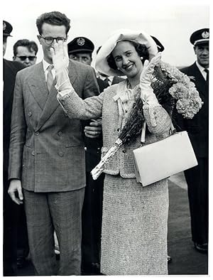 La reine Fabiola et le roi Baudouin de Belgique