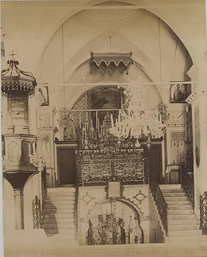 Bonfils, Palestine, Intérieur de l'église de l'Annonciation à Nazareth