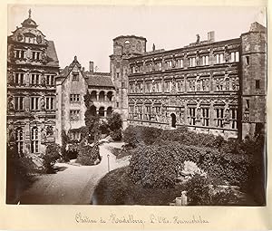 Allemagne, Heidelberg, le château, vue intérieure