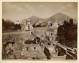 Bild des Verkufers fr Italie, Ercolano, Veduta generale degli scavi zum Verkauf von photovintagefrance