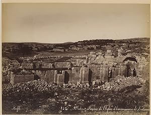 Bonfils, Palestine, Ruines de l'Eglise d'Emmaus près de Lutroun