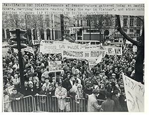 Paris, Manifestation contre la guerre du Vietnam