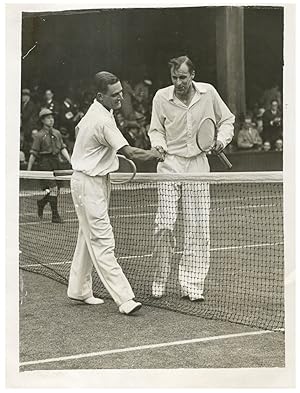 Big Bill Tilden et P. Landry, 1929