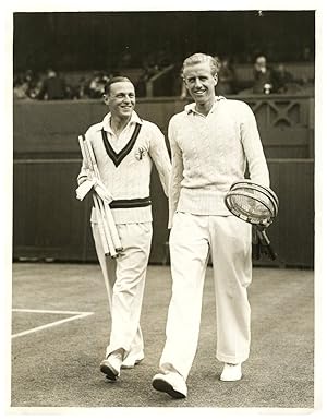 S.B. Wood et V.G. Kirby à Wimbledon