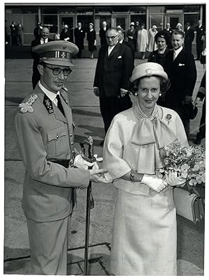 Belgique, le roi Baudouin et la reine Fabiola