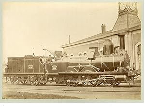 Locomotive P.L.M. 120 avec tender no. 815