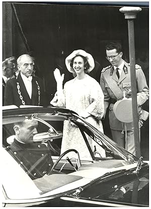 Belgique, le roi Baudouin et la reine Fabiola