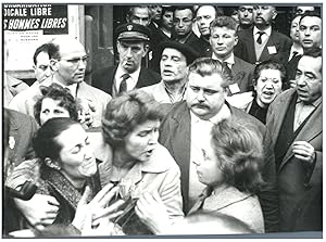 France, Paris, Manifestation contre Franco suite à l'execution de Julián Grimau