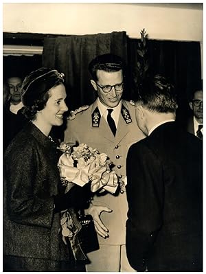 Belgique, le roi Baudouin et la reine Fabiola