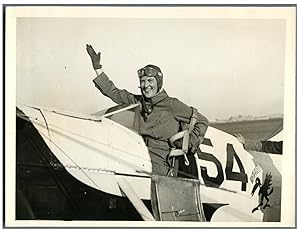 U.S.A., Miss Maude Irving Tait, one of the world's greatest flyers of the time