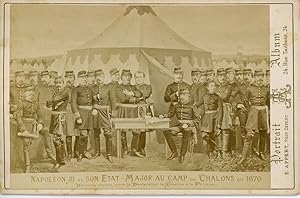 E. Appert, France, Napoléon III et son Etat Major au Camp de Chalons