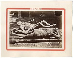 Italie, Pompéi, Pompei, éruption du Vésuve, cadavres figés