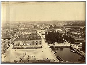 Lindahls. Suède, Göteborg, Panorama fran Tyska Kyrkan